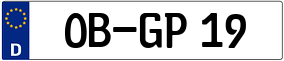 Truck License Plate